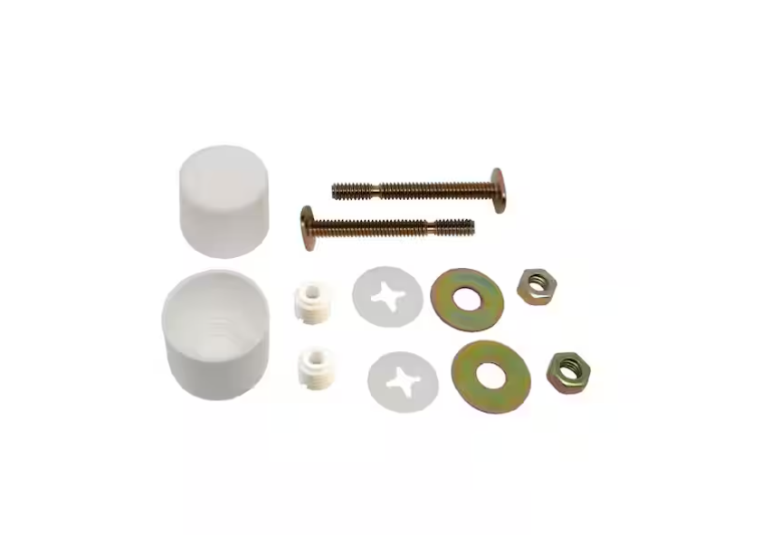 Everbilt 1/4 in. x 2-1/4 in. Toilet Bolts with Caps