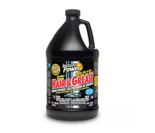 Instant Power 128 oz. Hair and Grease Drain Cleaner