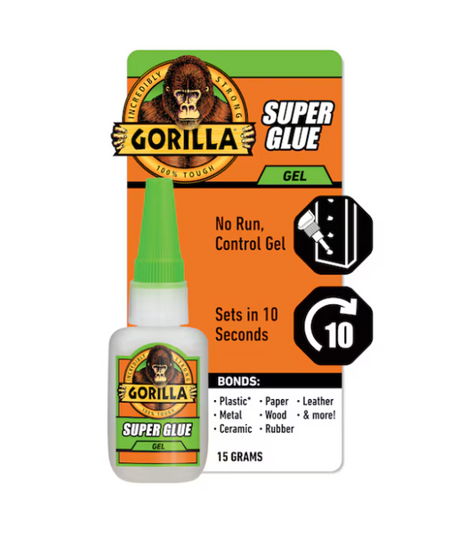 Gorilla 15-gram Gel Super Glue