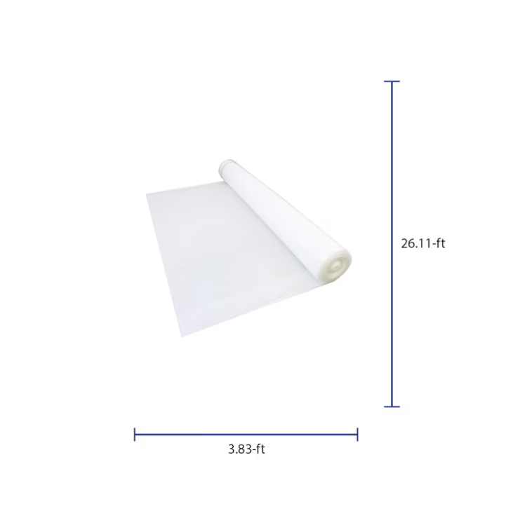 Project Source 100-sq ft 3.34-ft W x 30-ft L x 2 -mm T Standard Foam Moisture Resistant Flooring Underlayment For Use Under Laminate, Hardwood