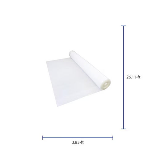 Project Source 100-sq ft 3.34-ft W x 30-ft L x 2 -mm T Standard Foam Moisture Resistant Flooring Underlayment For Use Under Laminate, Hardwood