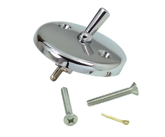 DANCO Overflow Plate with Trip Lever in Chrome