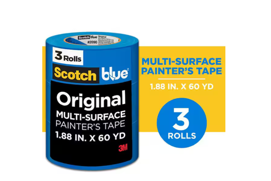 3M ScotchBlue 1.88 In. x 60 Yds. Original Multi-Surface Painter's Tape (3 Rolls)