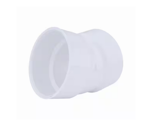 Charlotte Pipe 1-1/2 in. PVC DWV 22-1/2Â° Hub x Hub Elbow Fitting