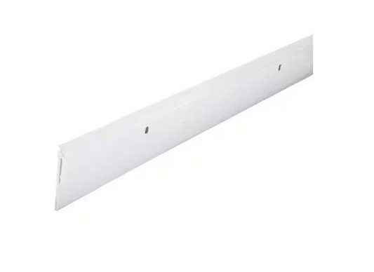 M-D Building Products 2.125 in. x 36 in. Interior/Exterior White Aluminum and Vinyl Heavy Duty Screw-On Door Sweep