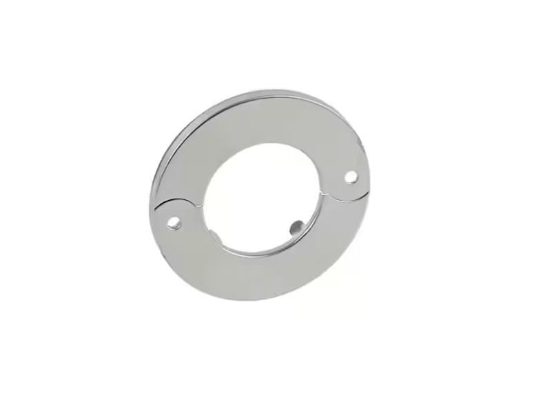 Everbilt 1-1/2 in. Chrome-Plated Steel Iron Pipe Size Split Flange Escutcheon Plate