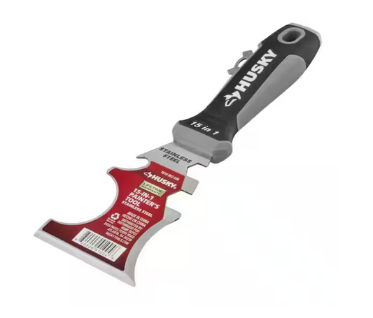 Husky 15-in-1 Painters Multi-Tool with Stainless Steel Blade