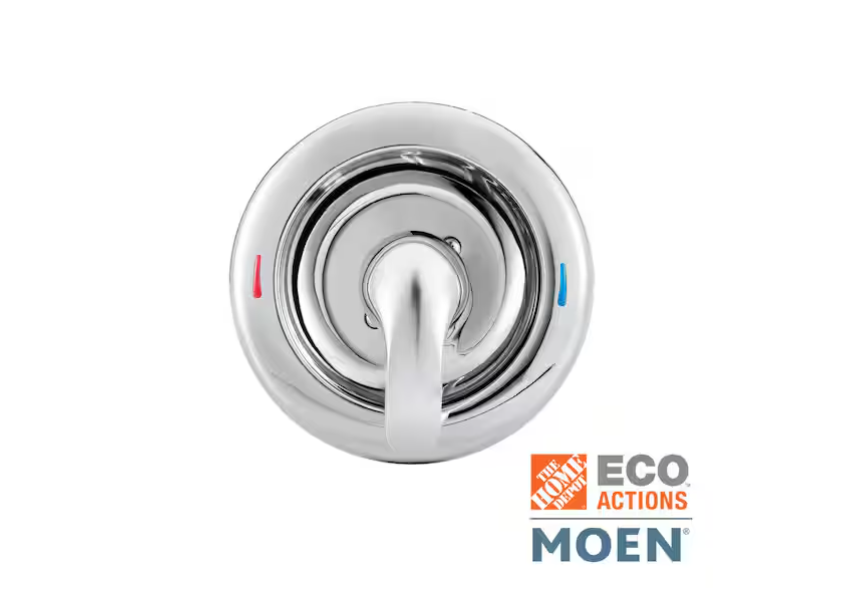 MOEN Chateau Lever Posi-Temp 1-Handle Shower Valve Trim Kit in Chrome (Valve Not Included)