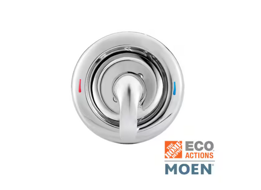 MOEN Chateau Lever Posi-Temp 1-Handle Shower Valve Trim Kit in Chrome (Valve Not Included)