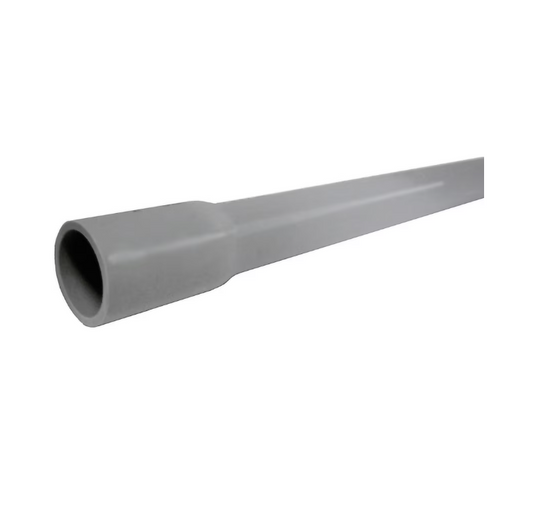 CANTEX 1/2-in x 10.0-ft Gray Non-metallic Schedule 40 PVC Conduit