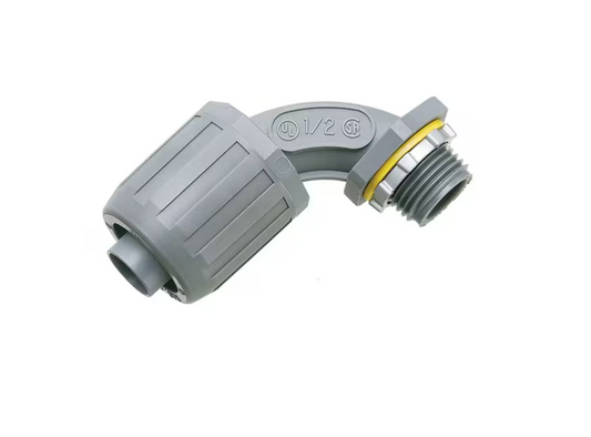 Arlington Industries 1/2 in. 90° SNAP2IT Non-Metallic Connector (1-pack)