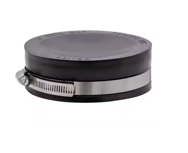 Fernco 4 in. Plastic DWV Flexible Cap