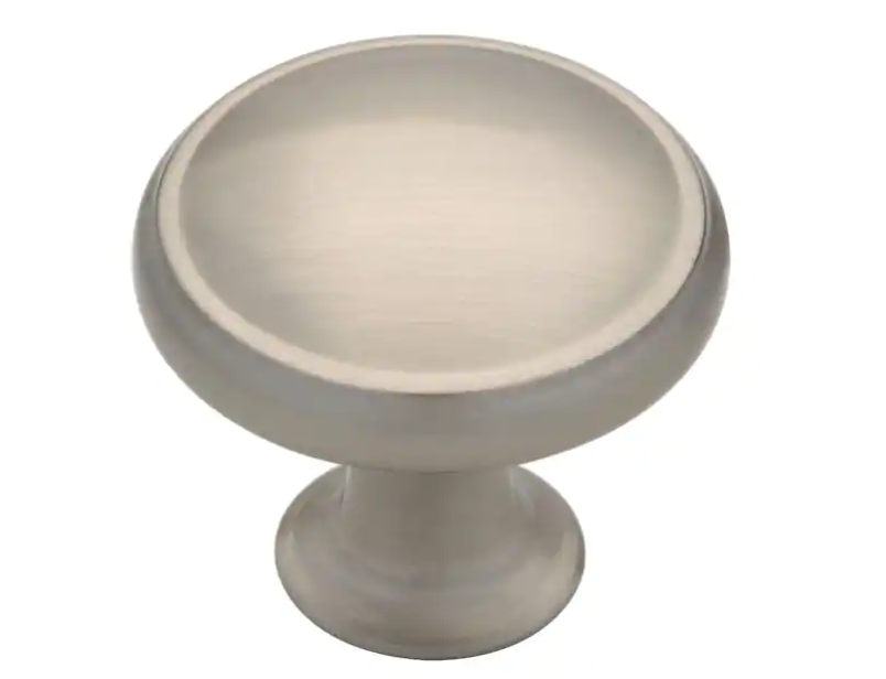 Liberty Circus 1-3/16 in. (31 mm) Traditional Satin Nickel Round Cabinet Knob