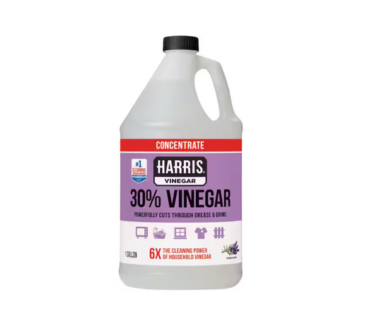 Harris 128 oz. 30% Cleaning Vinegar Lavender All-Purpose Cleaner Concentrate