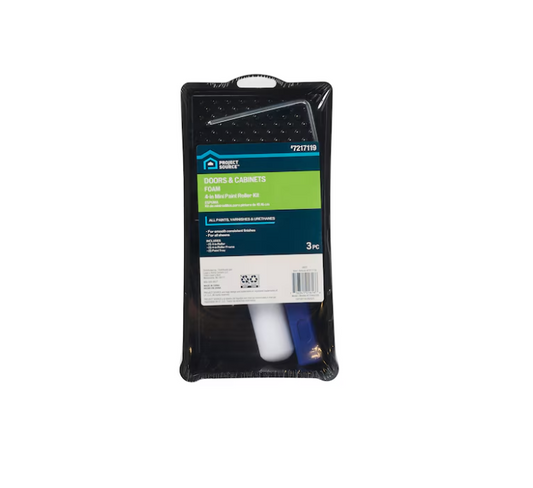 Project Source 4-in x Kit Smooth Mini Foam Paint Roller Cover