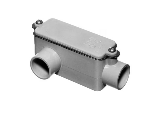 Carlon 3/4 in. Sch. 40 and 80 Electrical PVC Type-LR Conduit Body (E985E-4-HD)