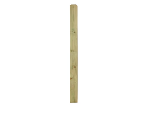 7/16 in. x 3-1/2 in. x 6 ft. Pressure-Treated Pine Dog-Eared Wood Fence Picket