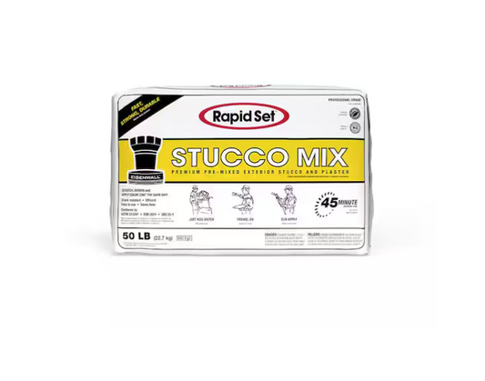 Rapid Set 50 lbs. Stucco Mix