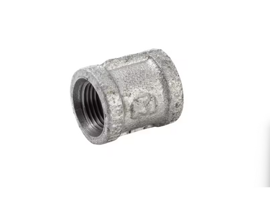 Southland 1/2 in. Galvanized Malleable Iron FPT x FPT Coupling Fitting