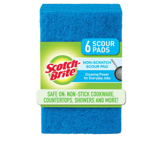 Scotch-Brite Non-Scratch Scour Pads (6-Pack)