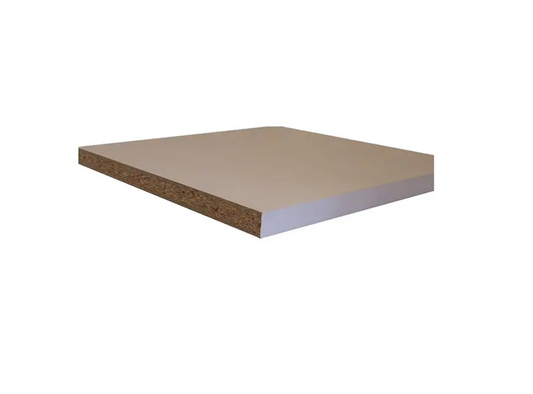 Veranda White Melamine Wood Shelf 11.75 in. D x 97 in. L
