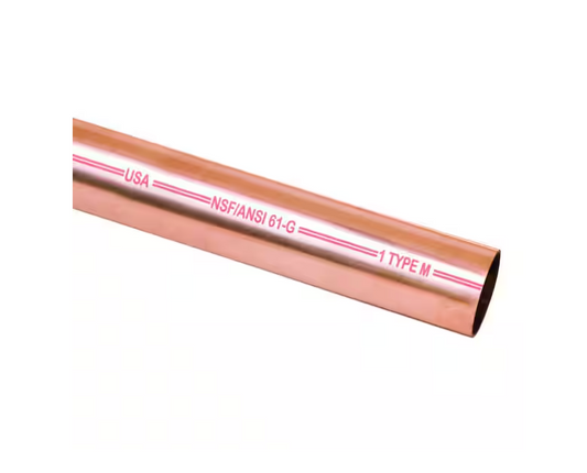 Mueller Streamline 1/2 in. x 2 ft. Copper Type M Pipe