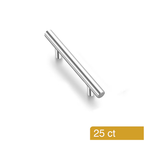 Style Selections 3-in , 76mm Center to Center Stainless Steel Cylindrical Handle Drawer Pull 25 -Pack
