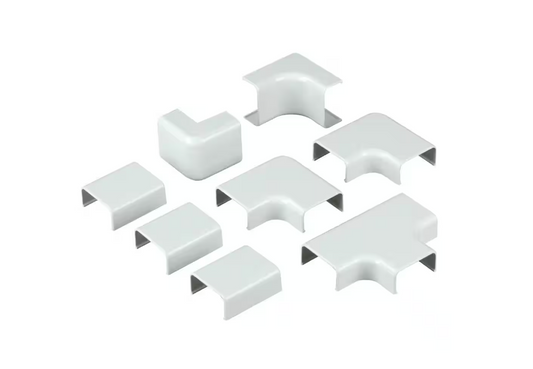 Legrand Wiremold CordMate III High-Capacity Cord Cover Accessory Pack, Cord Hider for Home or Office, Holds 5 Cable, White