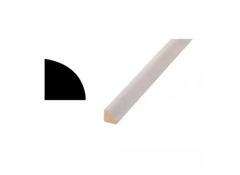 Woodgrain Millwork WM 106 11/16 in. x 11/16 in. x 192 in. Primed Finger-Jointed Quarter Round