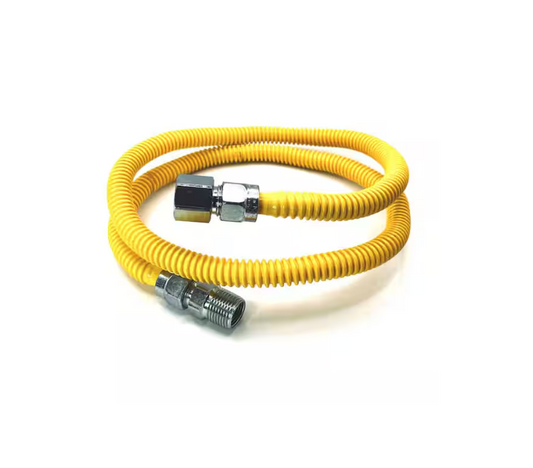Everbilt 1/2 in. FIP x 1/2 in. MIP x 48 in. Gas Connector (1/2 in. OD) (60,500 BTU)