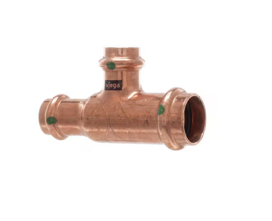 Viega ProPress 3/4 in. x 1/2 in. x 1/2 in. Press Copper Reducing Tee