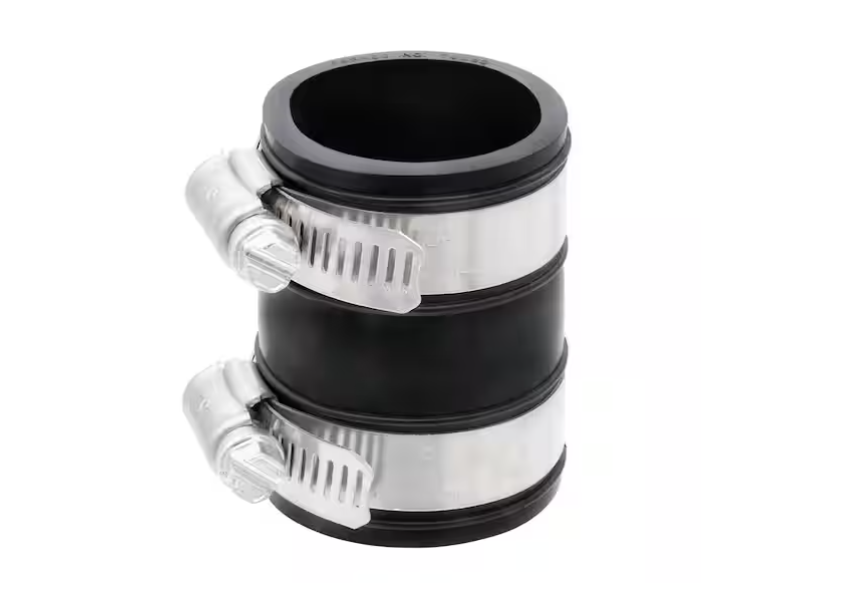 Fernco 1-1/4 in. to 1-1/2 in. Flexible PVC Tubular Drain Fittings & Connectors