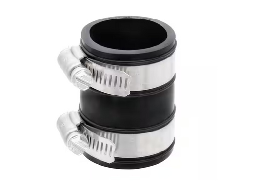 Fernco 1-1/4 in. to 1-1/2 in. Flexible PVC Tubular Drain Fittings & Connectors