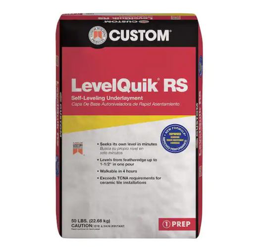 Custom Building Products LevelQuik RS 50 lb. Indoor/Outdoor Self-Leveling Underlayment