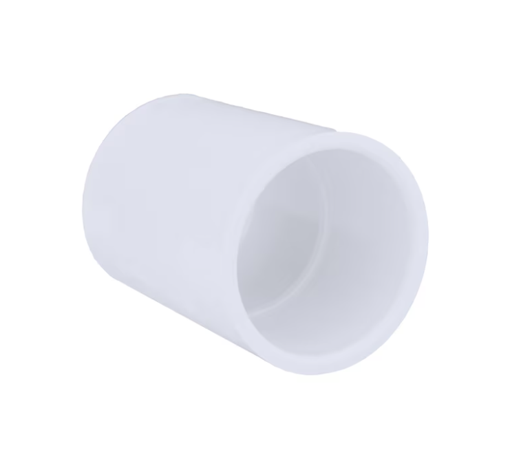 Charlotte Pipe 2-in Schedule 40 PVC Socket Coupling - White (NSF Safety Listed)