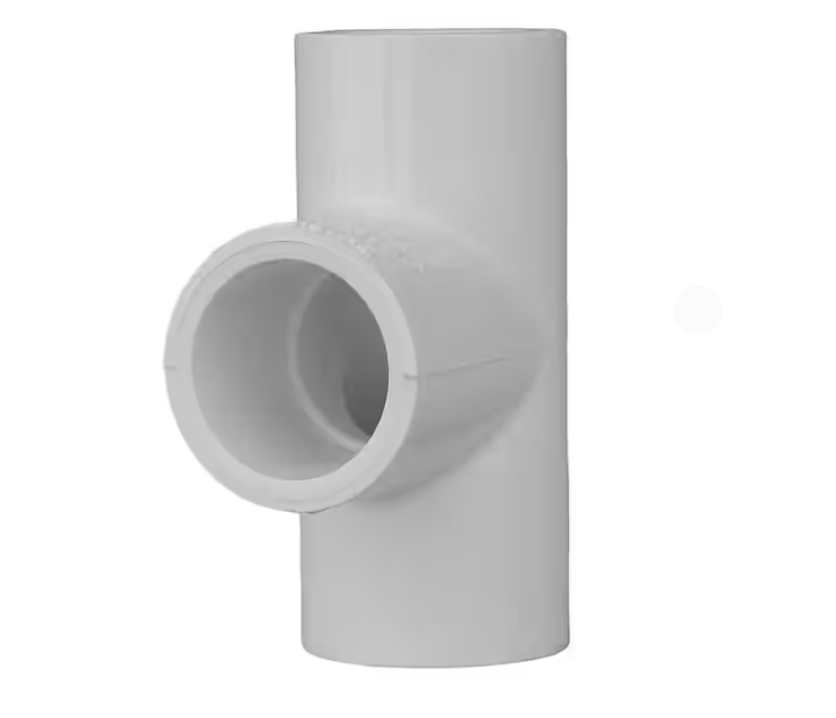 Charlotte Pipe 1 in. PVC Schedule 40 S x S x S Tee