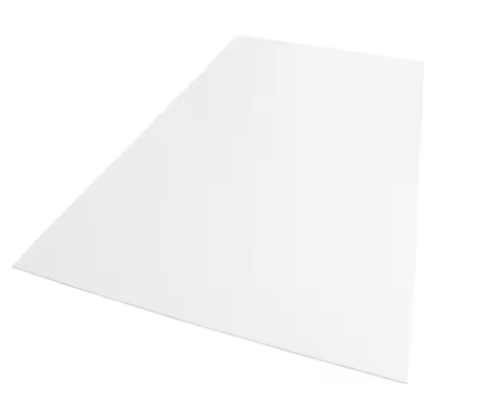 Palight ProjectPVC 48 in. x 24 in. x 0.079 in. Foam PVC White Sheet