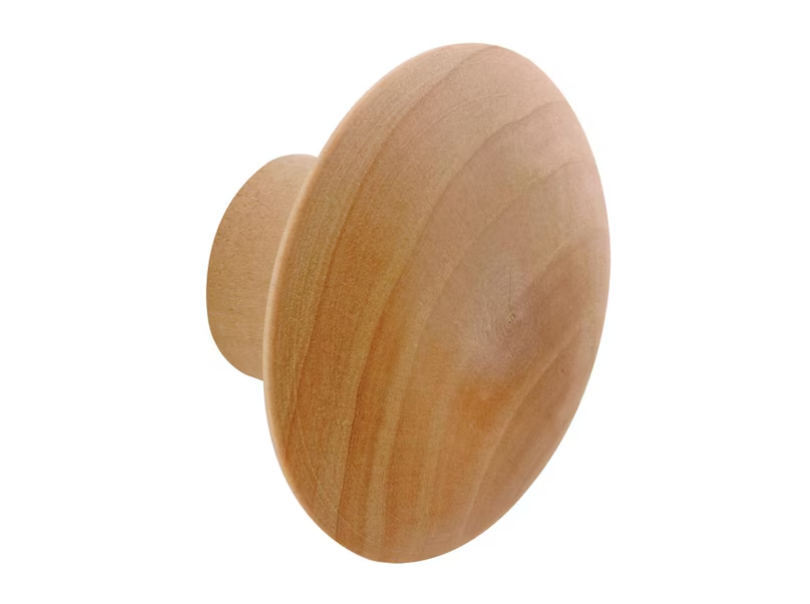 Prime-Line Bi-Fold Door Pull Knob with screw, Wood