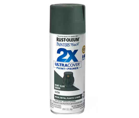 Rust-Oleum Painter's Touch 2X 12 oz. Satin Hunt Club Green General Purpose Spray Paint