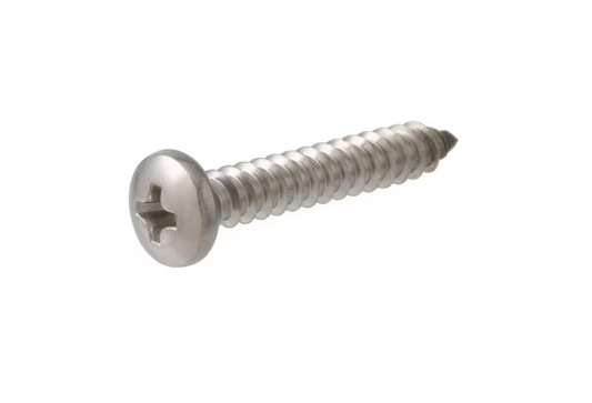 Everbilt #8 x 3/4 in. Phillips Pan Head Stainless Steel Sheet Metal Screw (50-Pack)