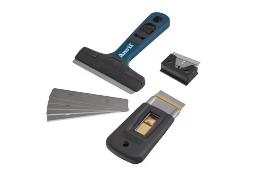 Anvil Glass and Tile Scraper Combo Kit