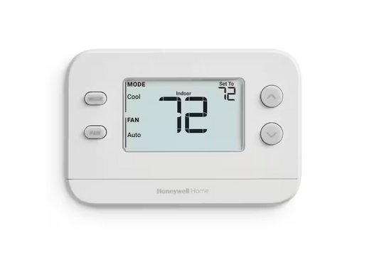 Honeywell Home X1N Non-Programmable Thermostat, Single-Stage, 1-Heat/1-Cool