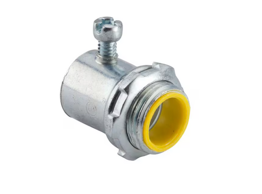 Halex 3/4 in. Electrical Metallic Tube (EMT) Insulated-Throat Set-Screw Connectors (3-Pack)