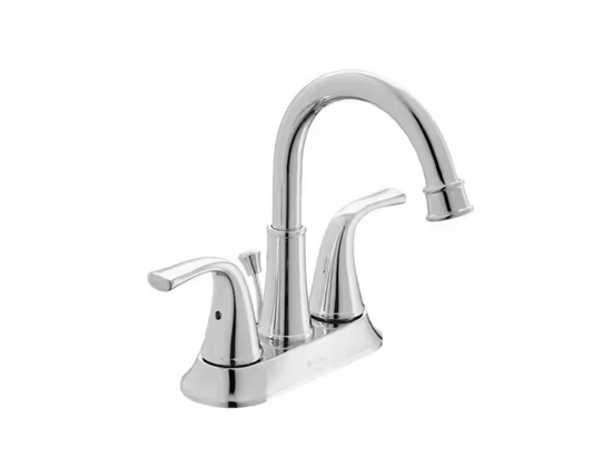 Glacier Bay Bettine 4 in. Centerset 2-Handle High-Arc Bathroom Faucet in Chrome