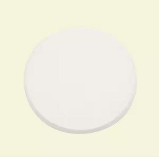 Prime-Line 3 1/4 in., Rigid Vinyl, White, Self Adhesive Wall Protector