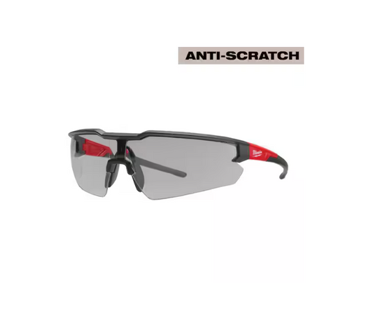 Milwaukee Gray Safety Glasses Anti-Scratch Lenses