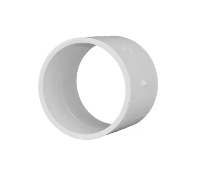 Charlotte Pipe 2 in. PVC DWV Hub x Hub Repair Coupling