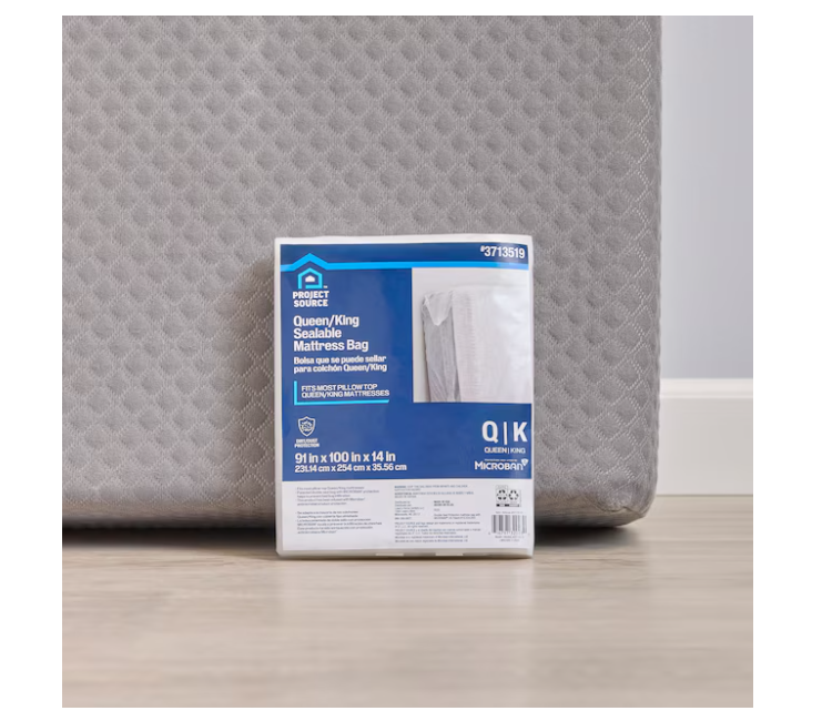 Project Source Queen/King Clear Mattress Bag ( 91-in W )