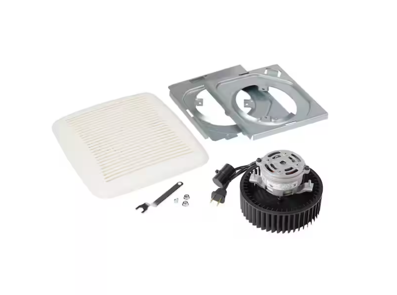 Broan-NuTone QuicKit 60 CFM 3.0 Sones Bathroom Replacement Motor and Grille/Cover