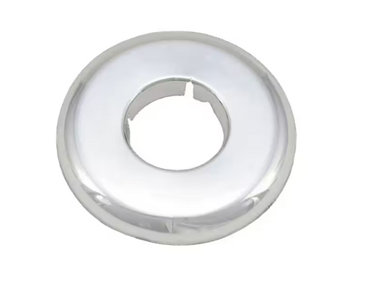 Everbilt 1-1/2 in. Chrome-Plated Plastic Iron Pipe Size Flange Escutcheon Plate